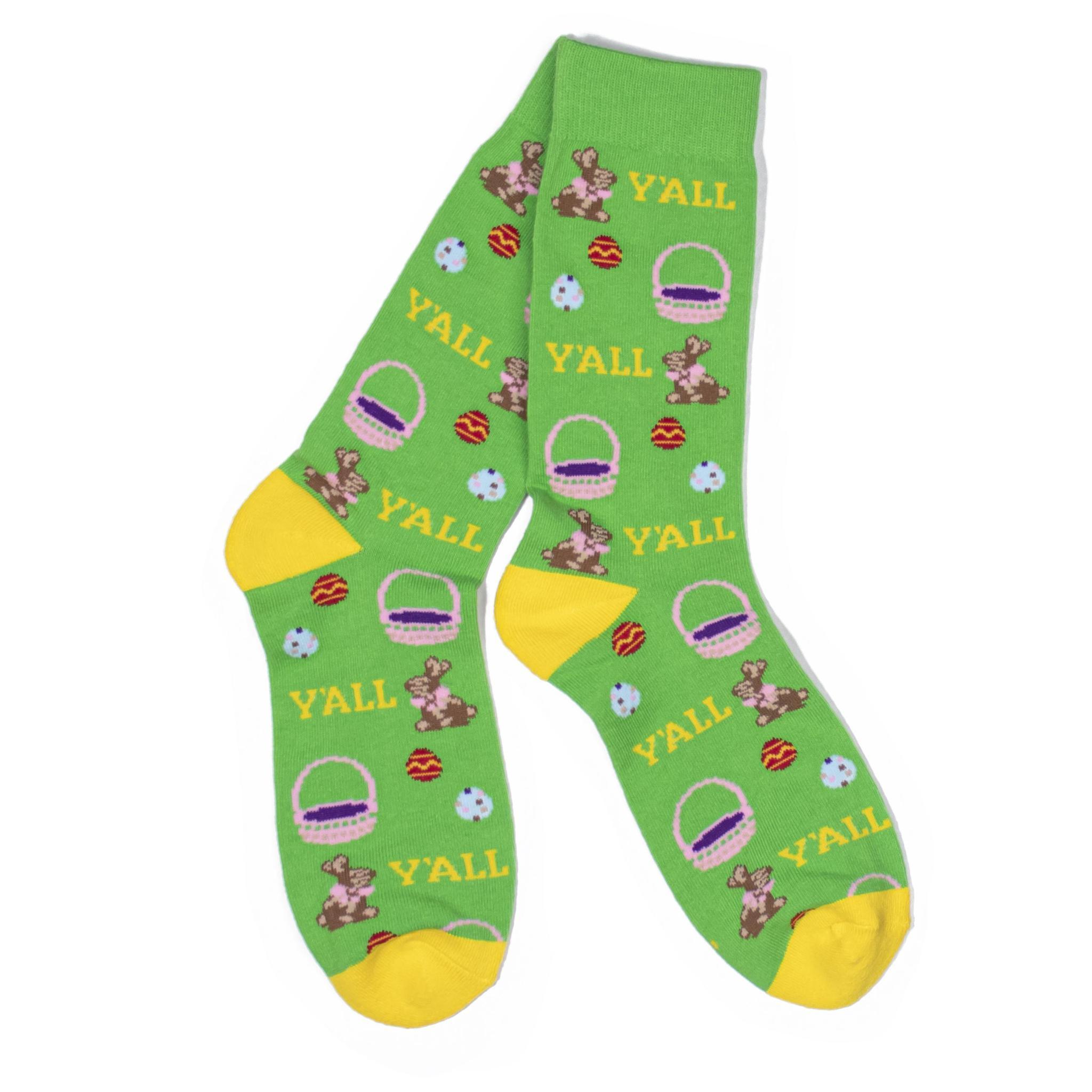 Easter Y'all Socks-Socks-Southern Socks