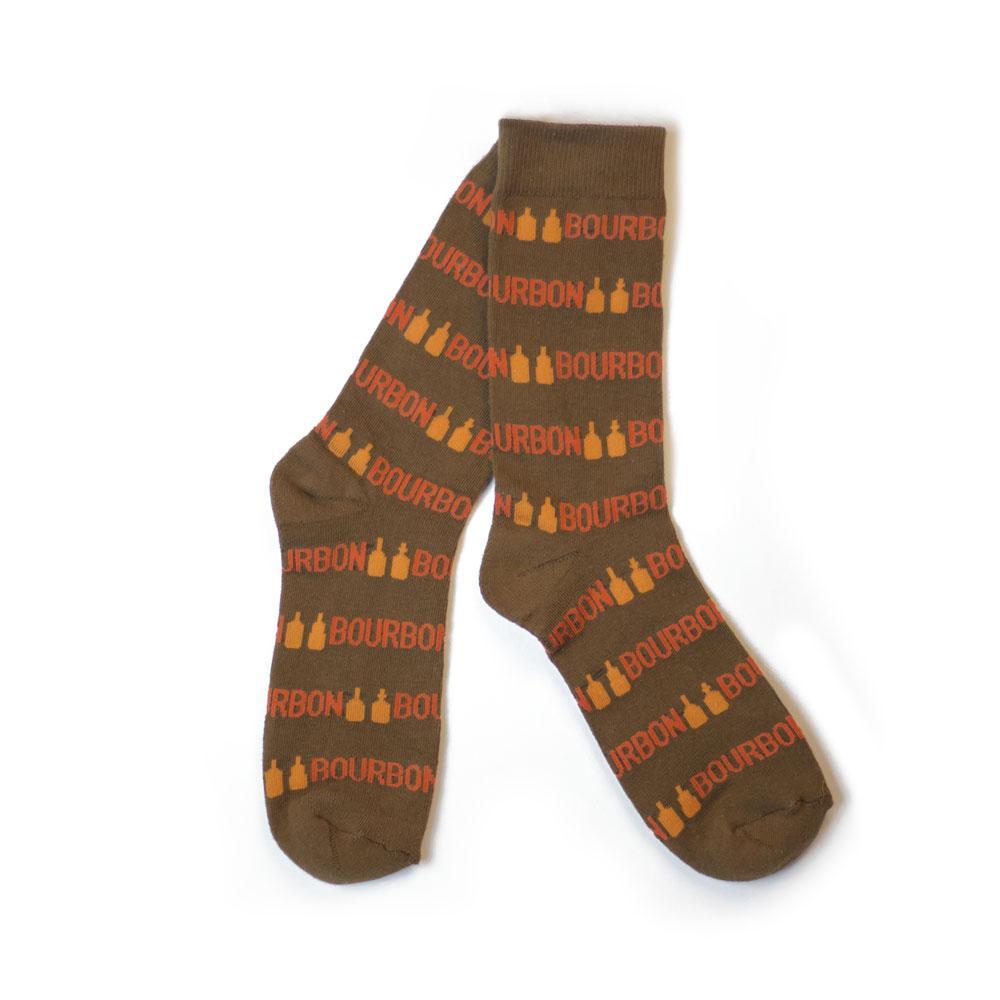 Bourbon Socks (Brown)-socks-Southern Socks