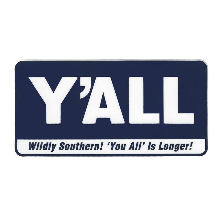 Y'ALL Cooler Sticker-Southern Socks