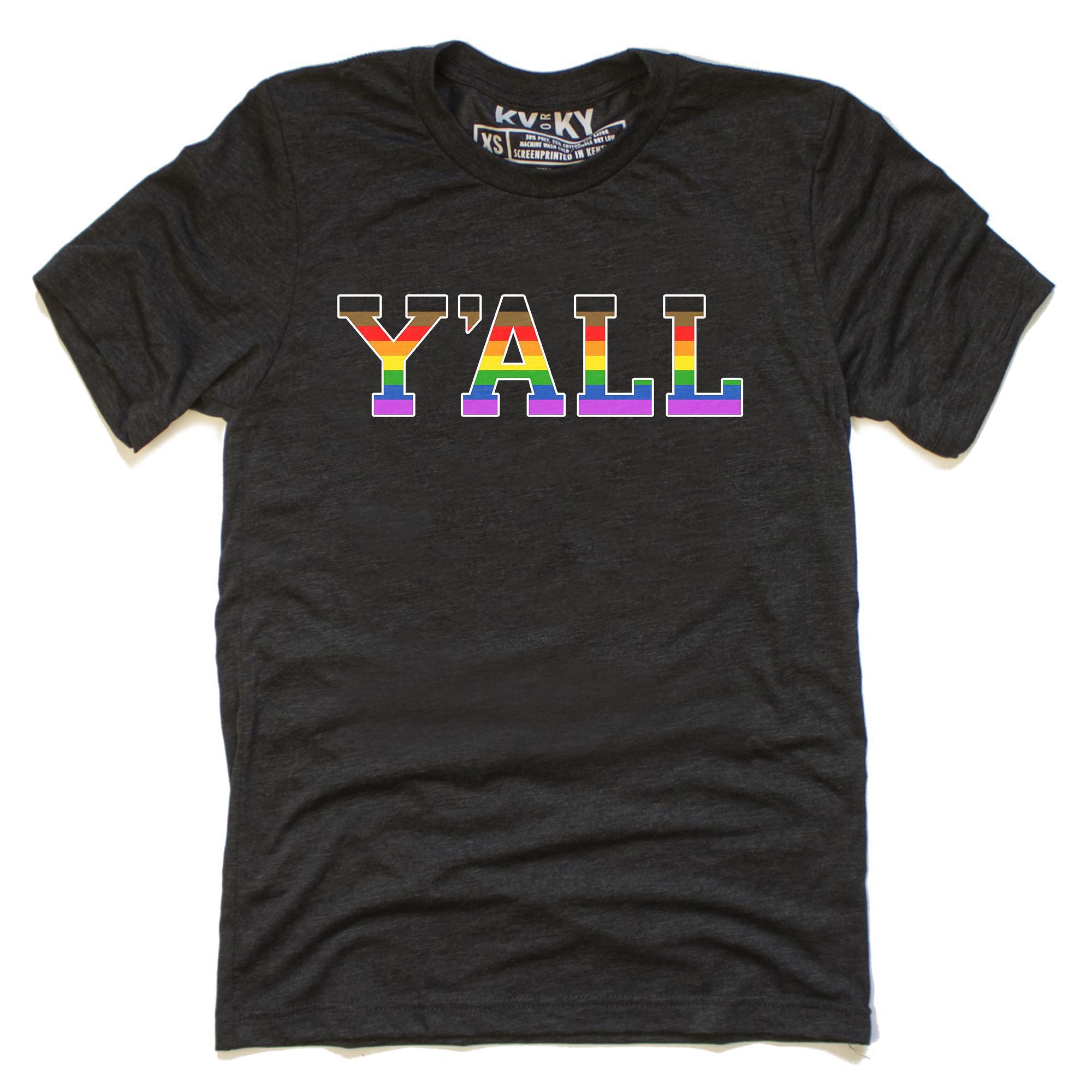 Pride Y'all T-Shirt (Black)-T-Shirt-Southern Socks