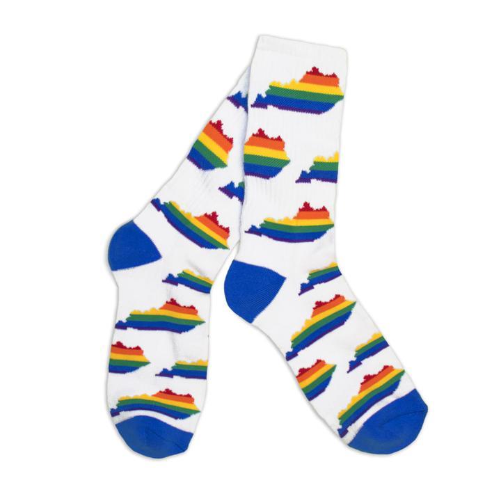 KY Rainbow Socks-Socks-Southern Socks