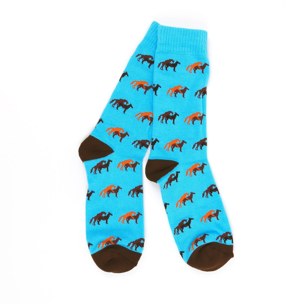 Horse Humping Socks (Blue)-socks-Southern Socks