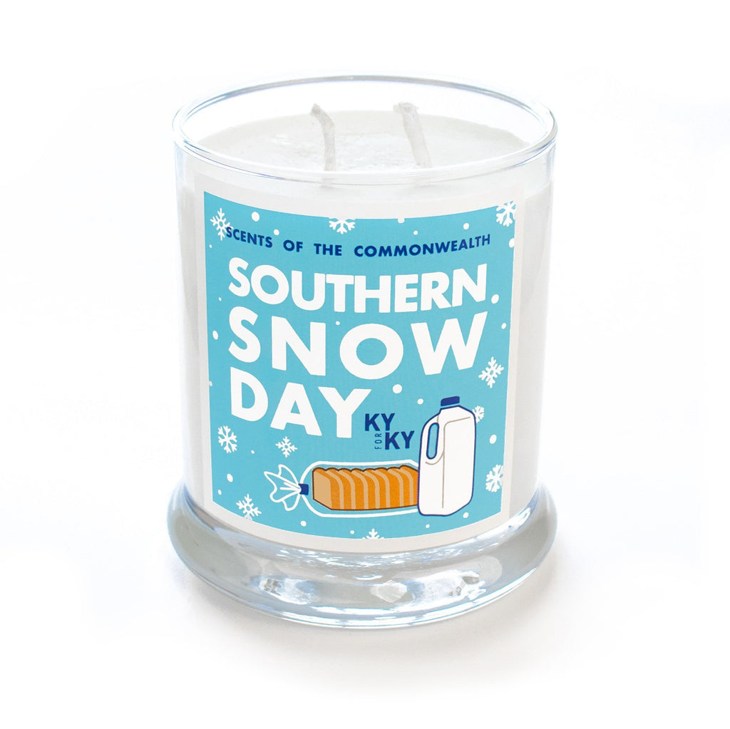 Southern Snow Day Scented Candle-Southern Socks