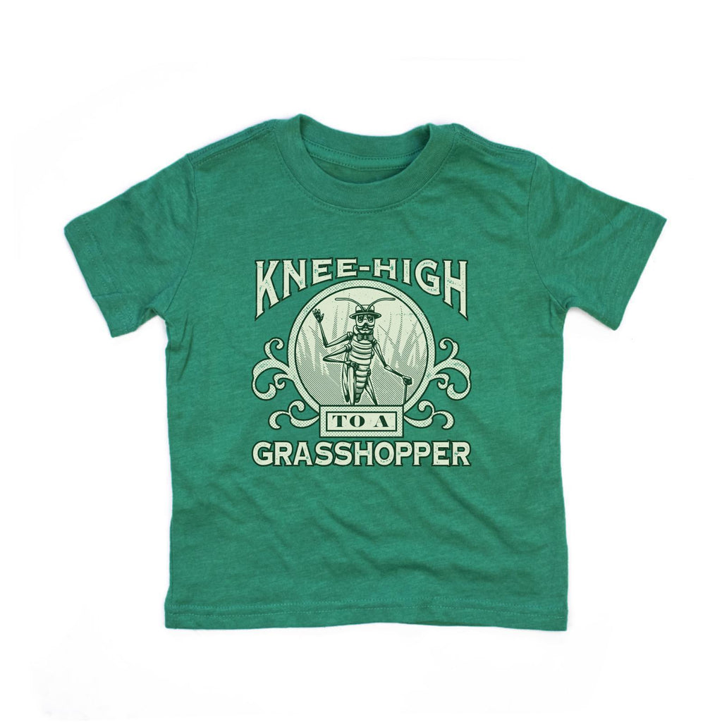 Knee High To A Grasshopper Kids T-Shirt-T-Shirt-Southern Socks