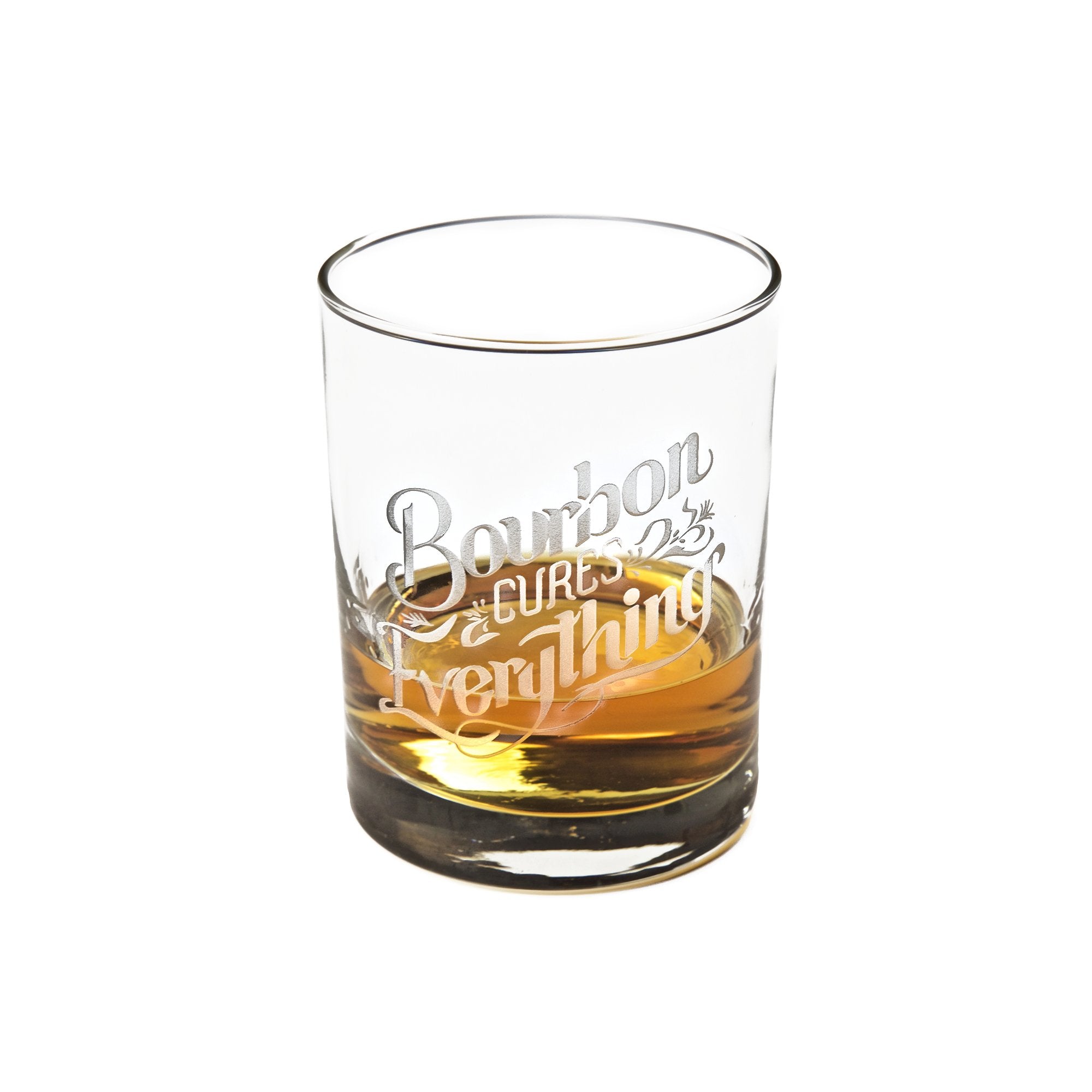 Bourbon Cures Everything Bourbon Glass-Southern Socks